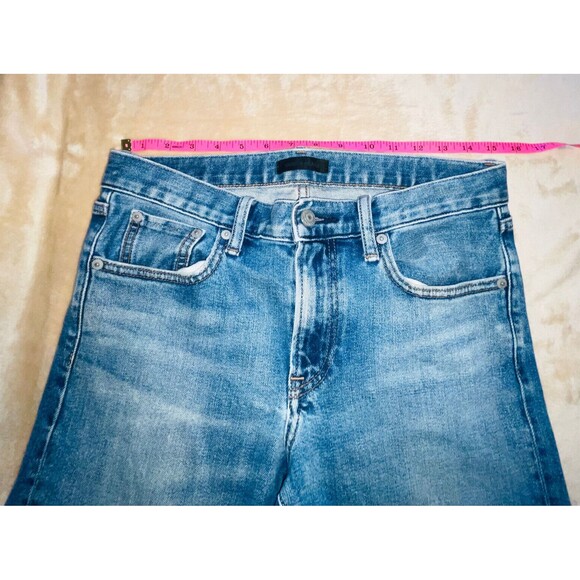 Uniqlo Jeans Mens 29x32 Fits 30x31 Redline Selvedge Whiskering Faded  Blue Denim - Picture 7 of 16